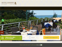Tablet Screenshot of hotelrossini.it